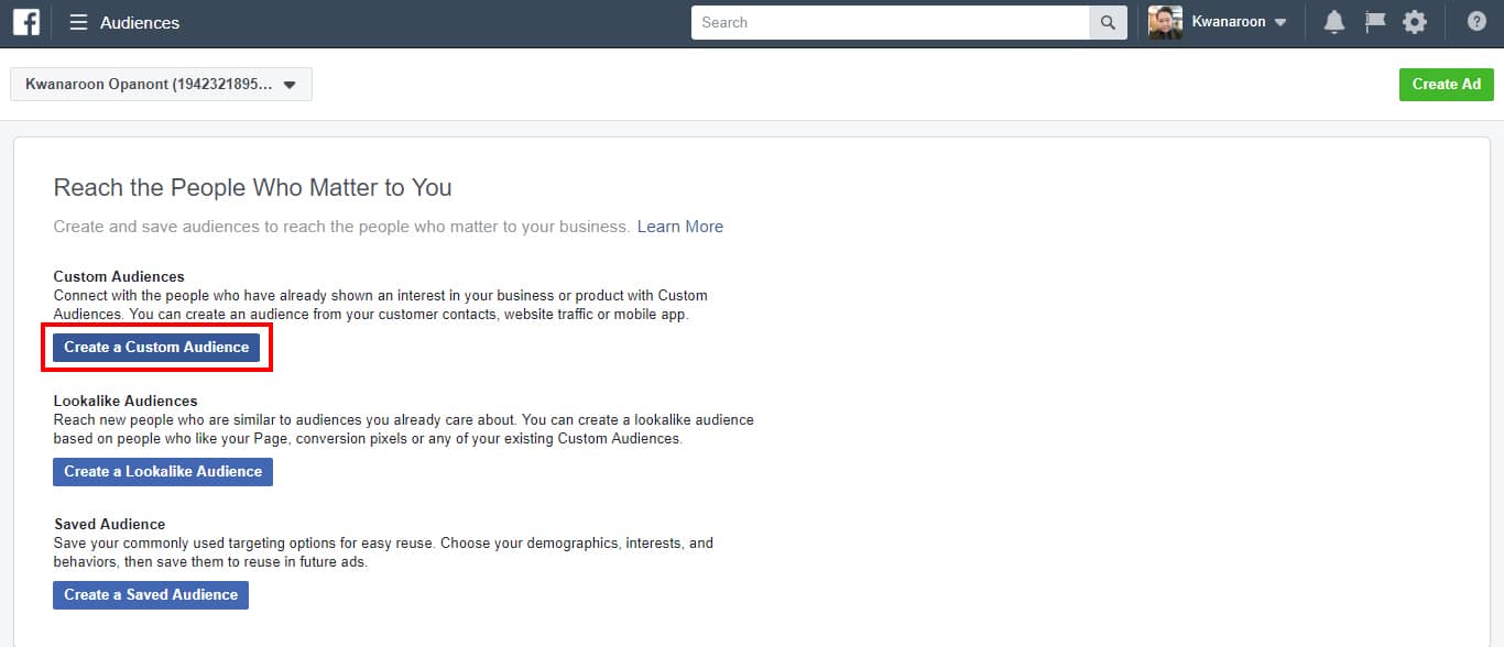 STARTUP NOW - Facebook Custom Audience - Facebook Remarketing
