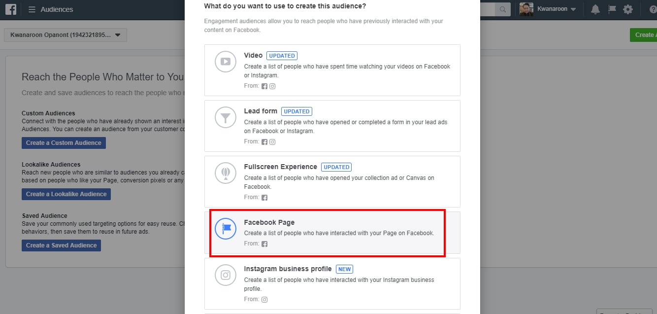 STARTUP NOW - Facebook remarketing - Facebook-Page-Engagement