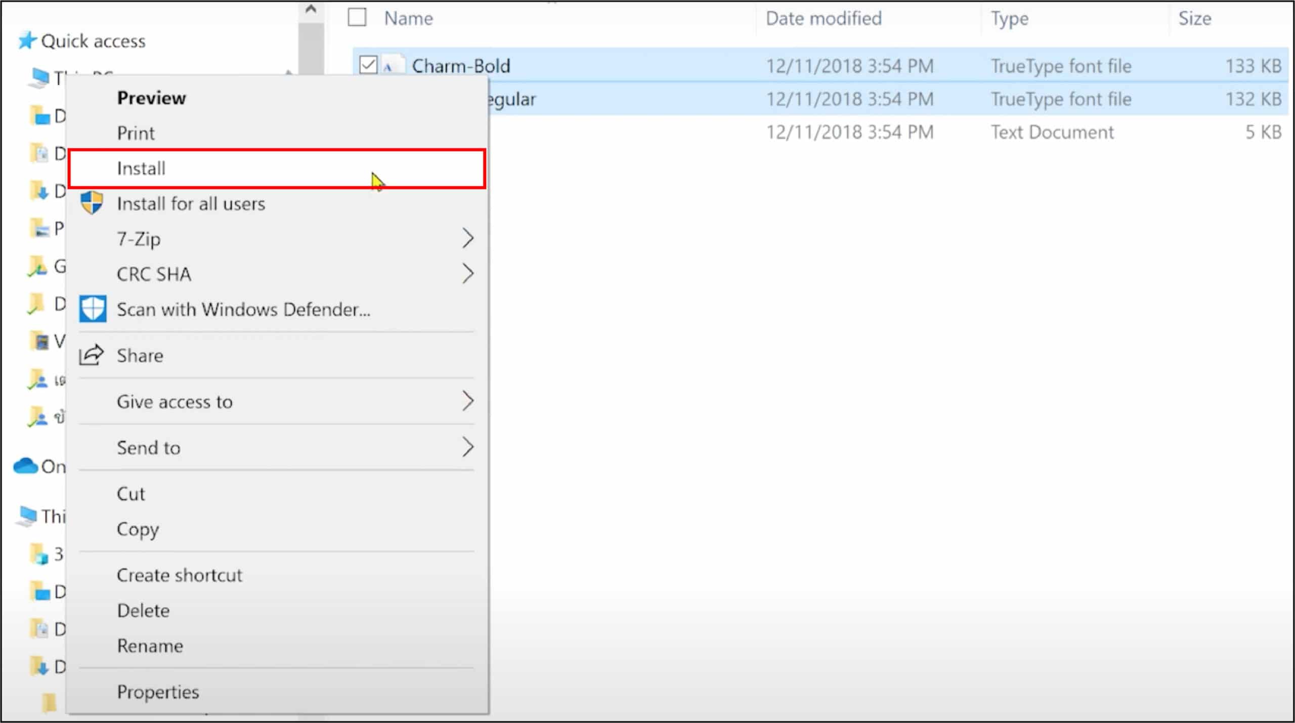 STARTUP NOW---install---font