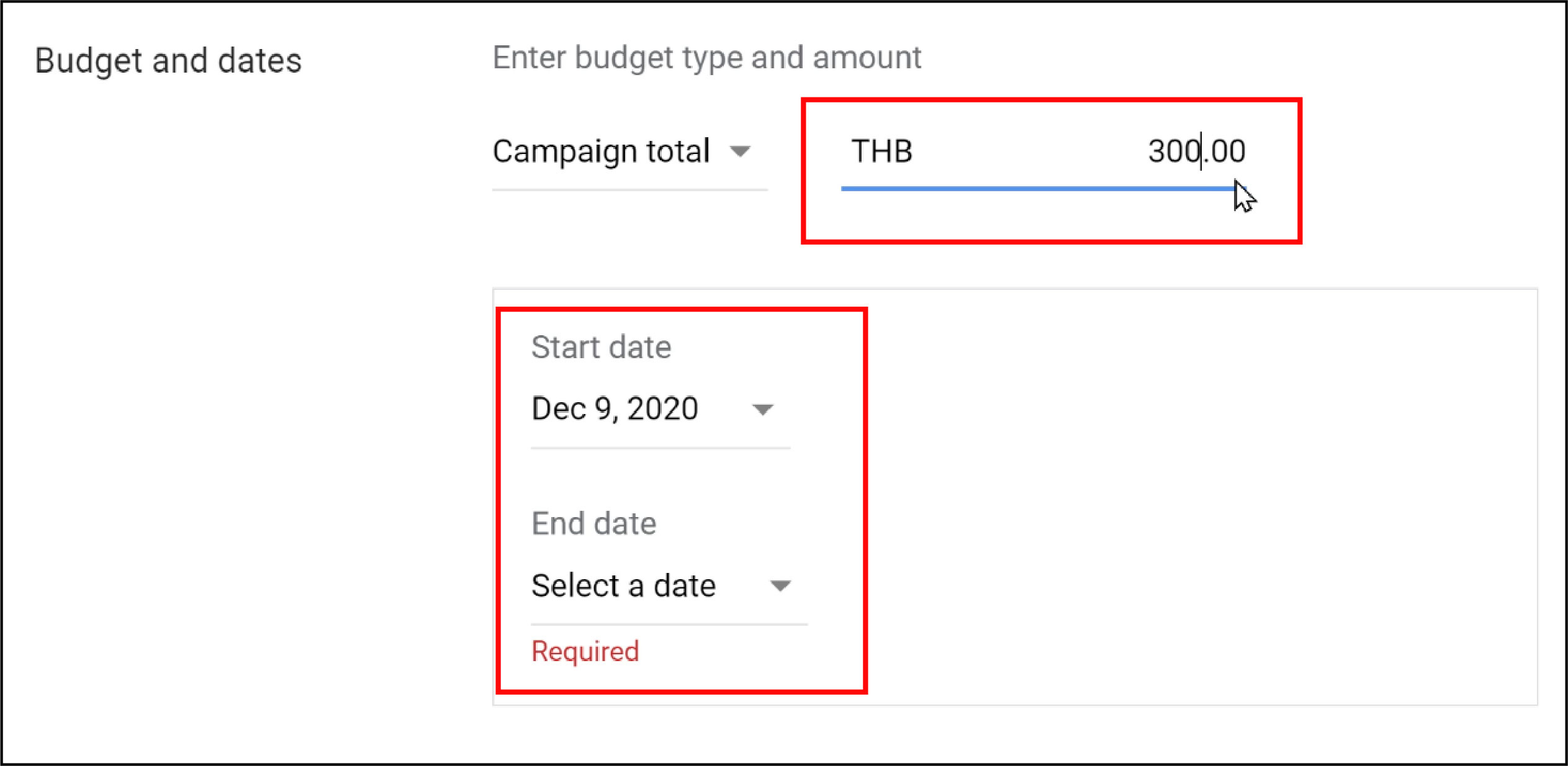 STARTUP NOW---YouTube Ads---budget---date---setting