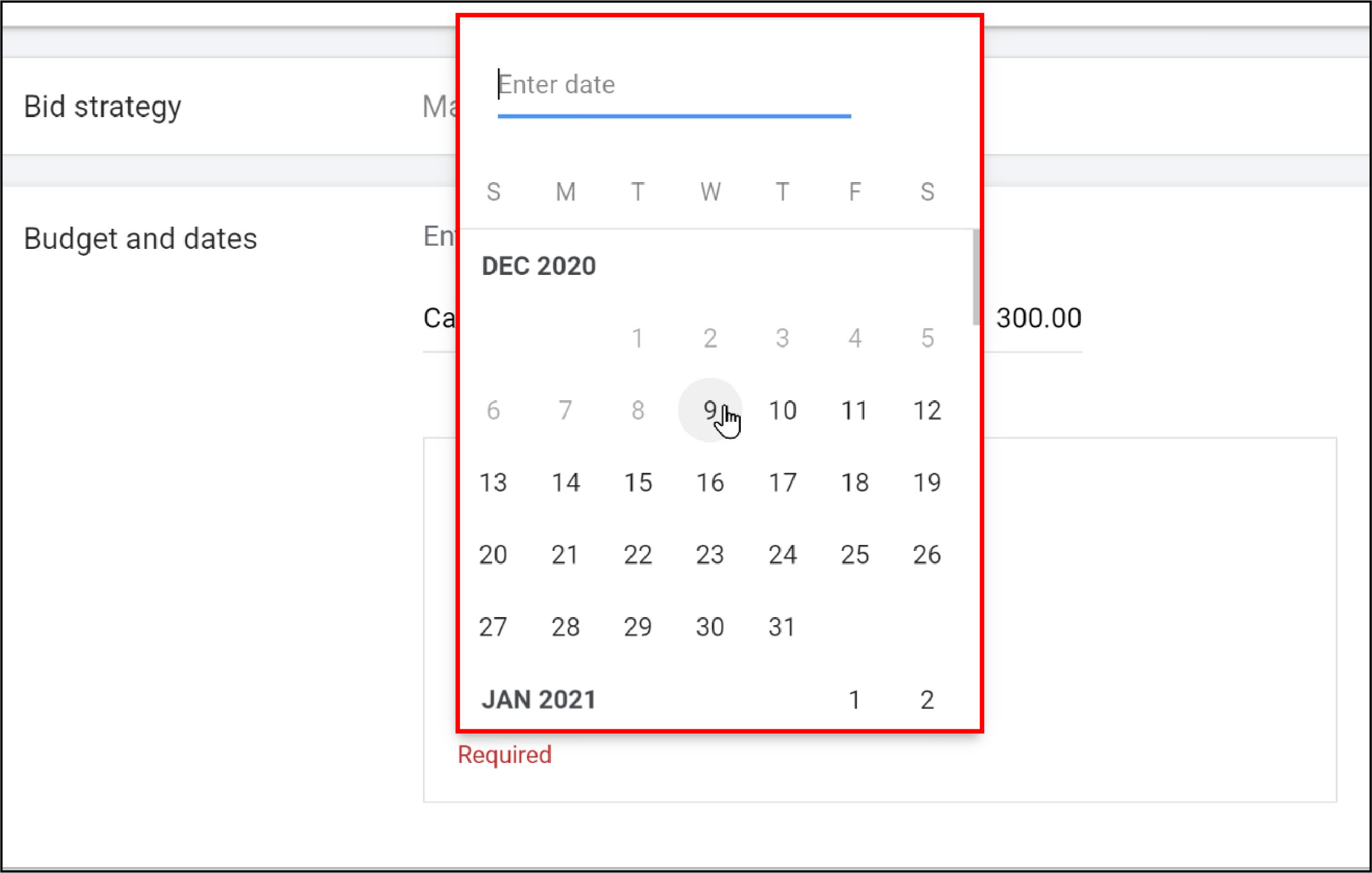 STARTUP NOW---YouTube Ads---budget---date---setting