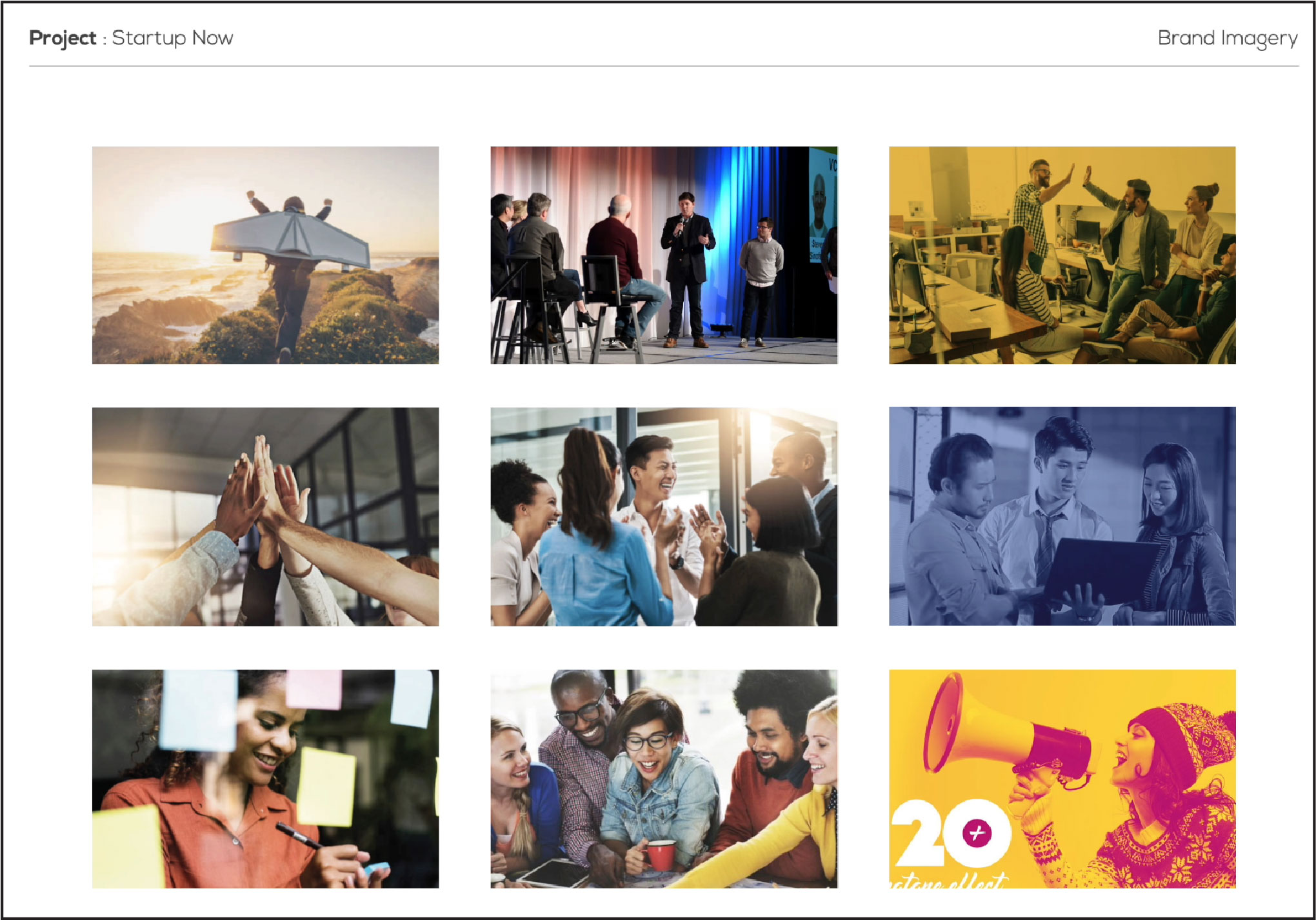 STARTUP NOW---Brand CI---Brand Design---mood and tone