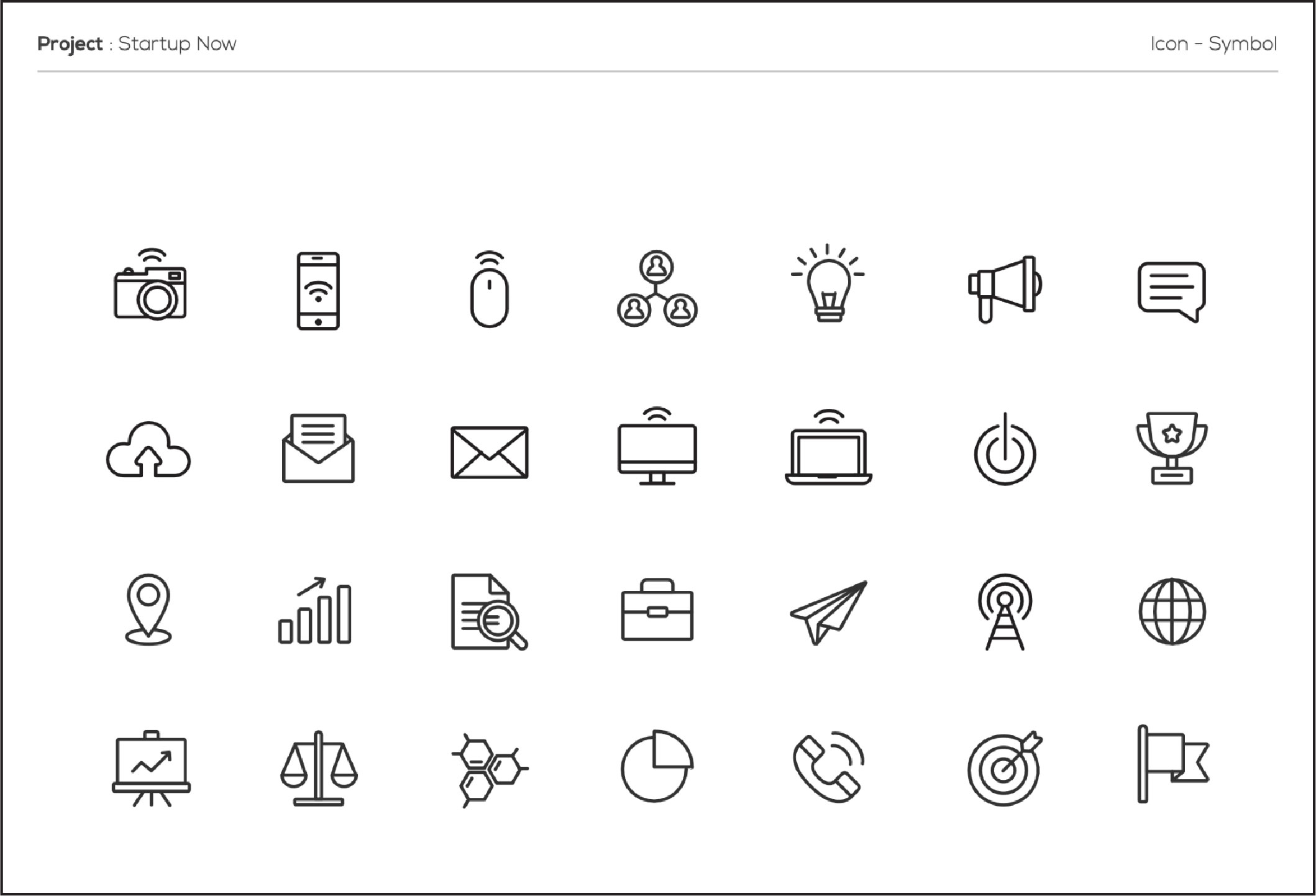 STARTUP NOW---Brand CI---Brand Design---icon